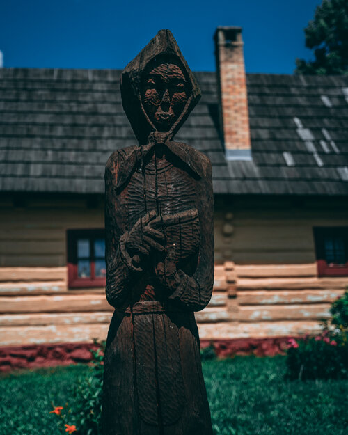 Wooden Sculpture in Vlkolinec