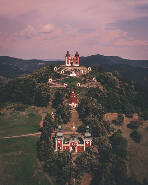 Calvary church in Banska Stiavnica