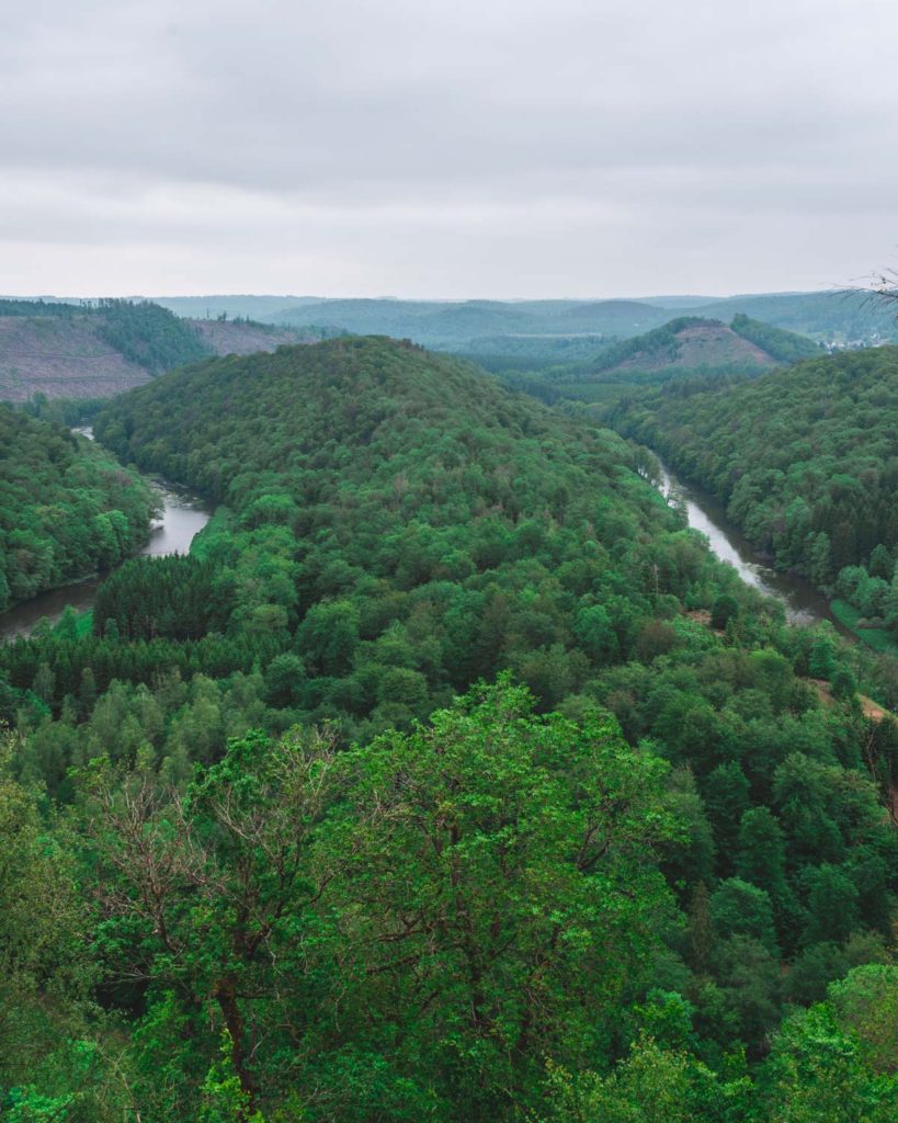 View over Le Tombeau du Chevalier