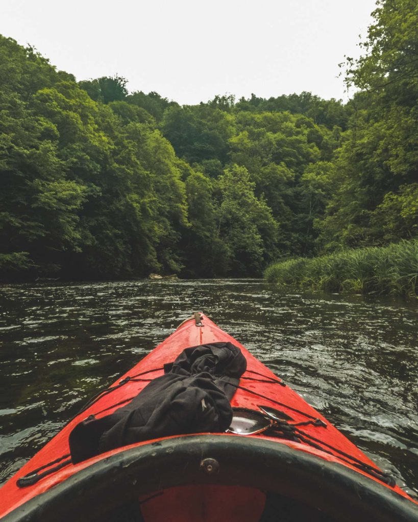 Kayak on ourthe Nisramont