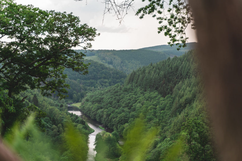 Stunning view over the Ourthe river